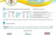 Suszec na trasie przejazdu specjalnego Pociągu Papieskiego na linii Wadowice-Olza