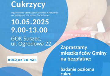 Zaproszenie na „Białą Sobotę” – akcję profilaktyki cukrzycy