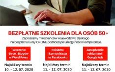 BEZPŁATNE SZKOLENIA dla osób 50+
