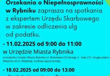 Spotkanie z ekspertem Urzędu Skarbowego w zakresie odliczenia ulg od podatku