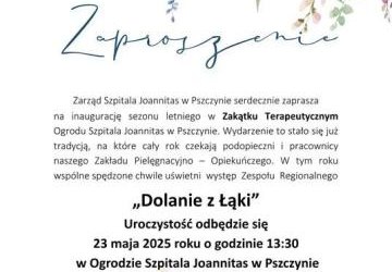 Zaproszenie na inaugurację sezonu letniego