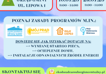 Lipcowe spotkania z ekodoradcą w Urzędzie Gminy Suszec