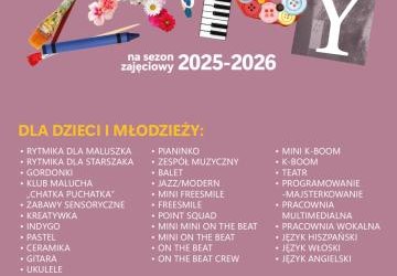 Zajęcia w nowym sezonie kulturalnym!