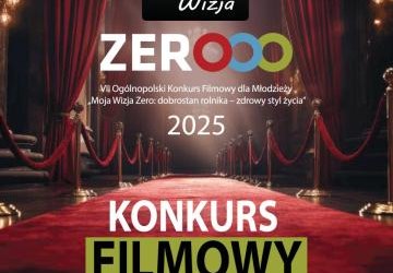 Bądź jak Spielberg albo Wajda nie zwlekaj i weź udział w VII edycji Ogólnopolskiego Konkursu Filmowego dla Młodzieży „Moja Wizja Zero: dobrostan rolnika – zdrowy styl życia”.