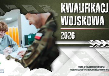 Informacje WCR w Tychach dotyczące rozpoczęcia kwalifikacji wojskowej w 2026 r.