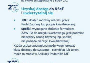 Informacje Ministerstwa Finansów dotyczące Krajowego Systemu e-Faktur