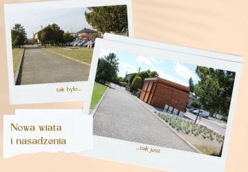 Metamorfoza przestrzeni wokół GOK-u w Suszcu na zdjęciach przed i po